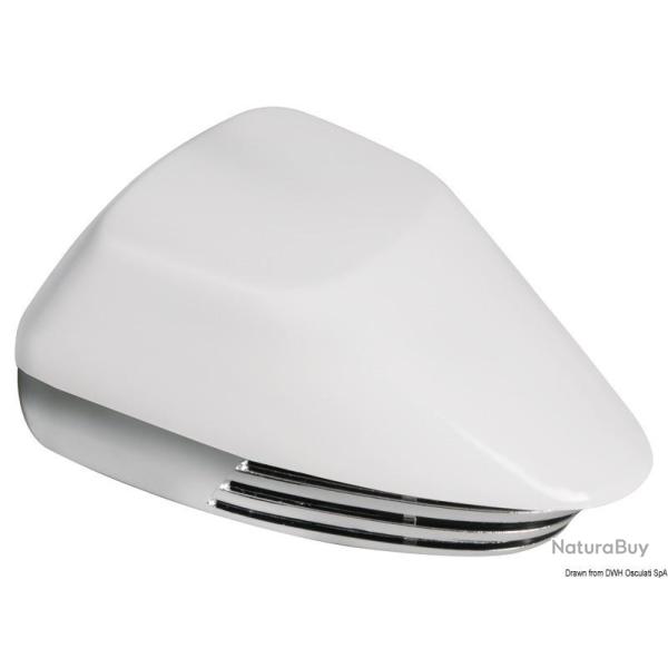 Avertisseur � membrane ABS blanc + chrom� V 12 Consommation A 4,5 Puissance dB 114 mm