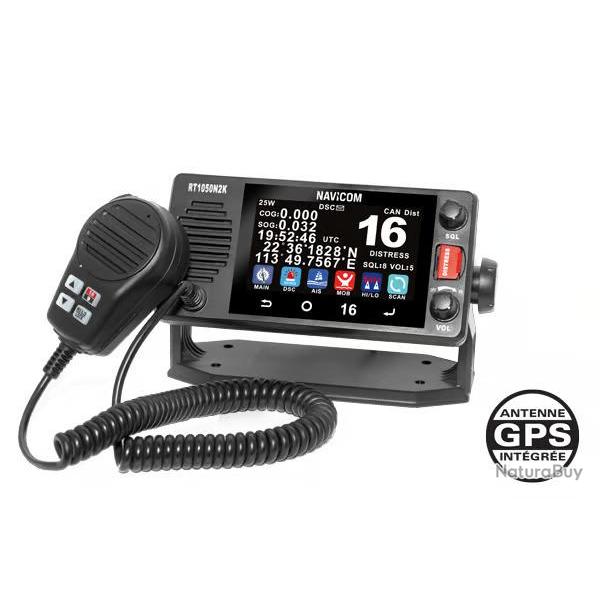 RT1050-VHF fixe 25 watts avec �cran tactile, NMEA 2000