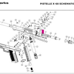 Spring Sleeve Original - Pistelle X68 - NX Werks