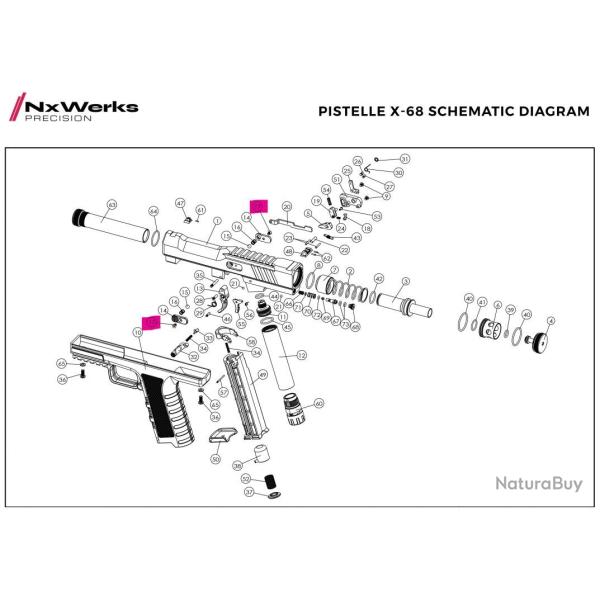 M3*5 Set Screw Original - Pistelle X68 - NX Werks