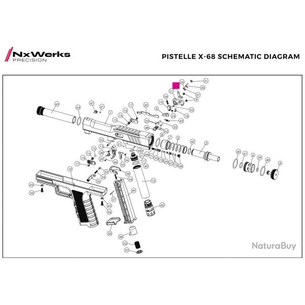 Angle Iron Original - Pistelle X68 - NX Werks