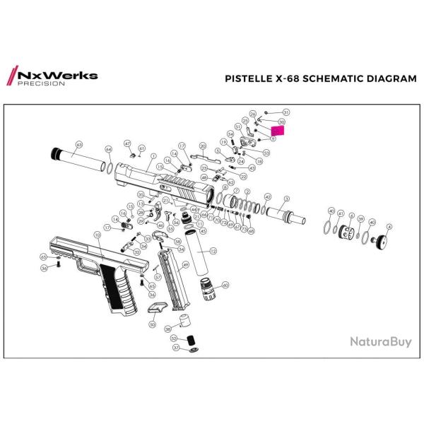 2.5*6 PIN Original - Pistelle X68 - NX Werks