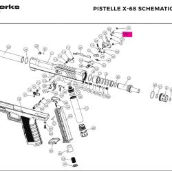 Rod Spring Original - Pistelle X68 - NX Werks
