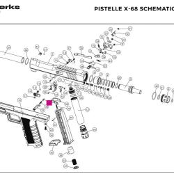 Mag Release Piston Original - Pistelle X68 - NX Werks