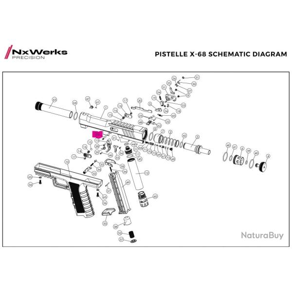 3*20 PIN Original - Pistelle X68 - NX Werks