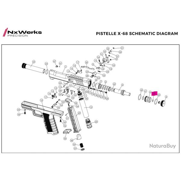 AS-011 7.65*1.78 Oring Original - Pistelle X68 - NX Werks