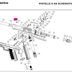 Front sight Original - Pistelle X68 - NX Werks