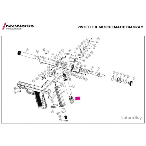 Quick Release Set Original - Pistelle X68 - NX Werks