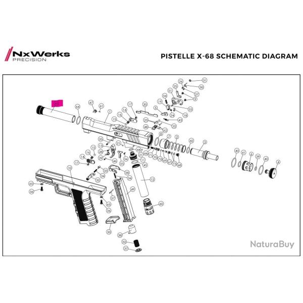 Barrel Original - Pistelle X68 - NX Werks