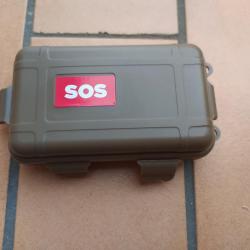 BOITE SURVIE EDC SOS TACTIQUE  POUR SAC A DOS  KIT SURVIE VOITURE BATEAU PECHE