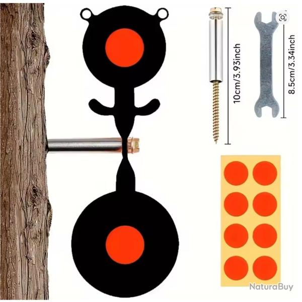 ENCHERE 1 EURO / CIBLE M�tal Rotative ou Suspendu