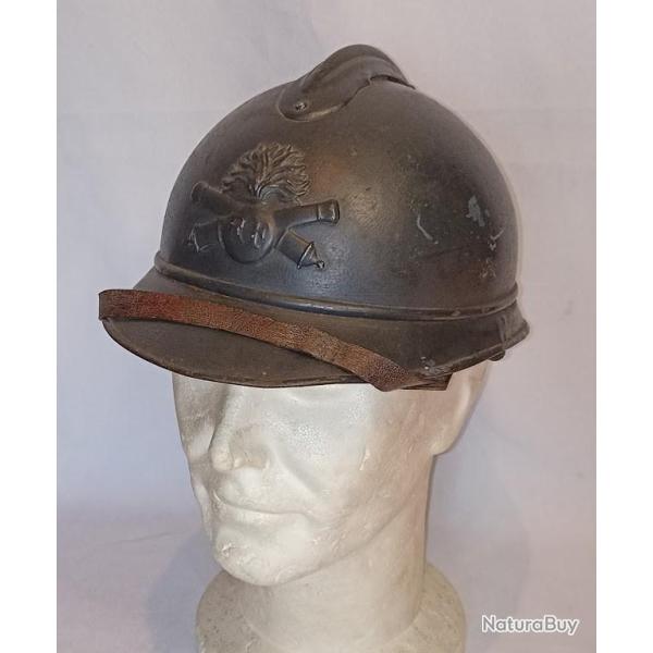 Casque Adrian model 1915 Artillerie bleu horizon WW1