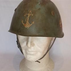 RARE casque RSI Italien model 1933 D&eacute;cima MAS 39/45 WW2