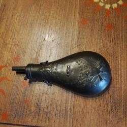 Poire &agrave; poudre Pedersoli  cal 50, vide sans poudre