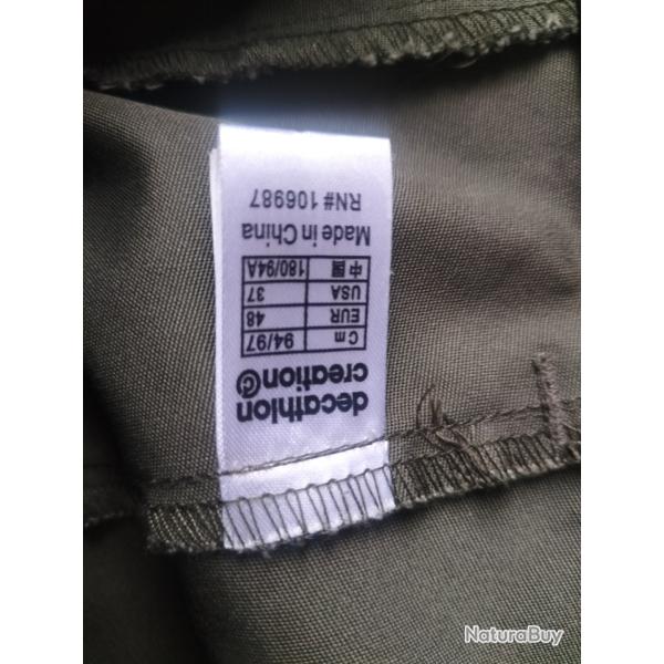 Pantalon pour temps humide Ou pluie