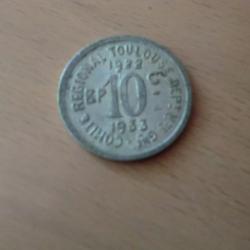 monnaie union latine  10 C 1933  alu