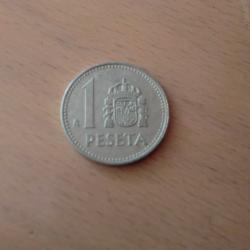 monnaie 1 pesetas   1986