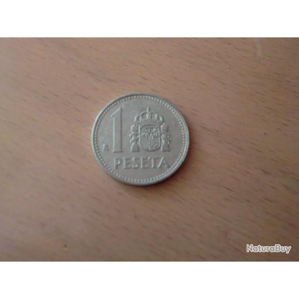 monnaie 1 pesetas   1986