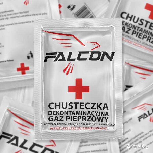 lot de 6 Lingettes neutralisantes de gaz poivr� FALCON