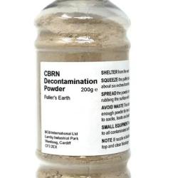 Poudre de d&eacute;contamination CBRN