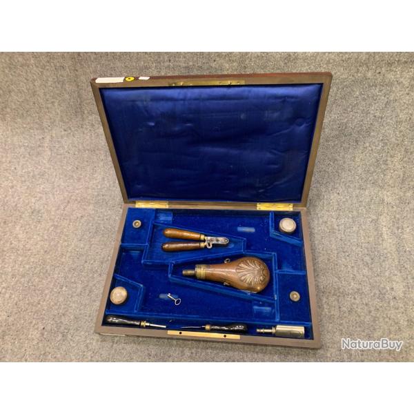 coffret vintage pour deux colt Navy 18512 calibre 36 avec accessoires