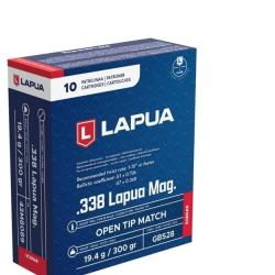 Lapua - 10 cartouches .338 Lapua Magnum OTM 300 grs - 4318017GB528