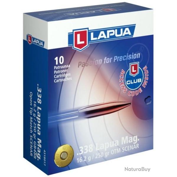Lapua - 10 cartouches .338 Lapua Magnum OTM 250 grs - 4318017GB488