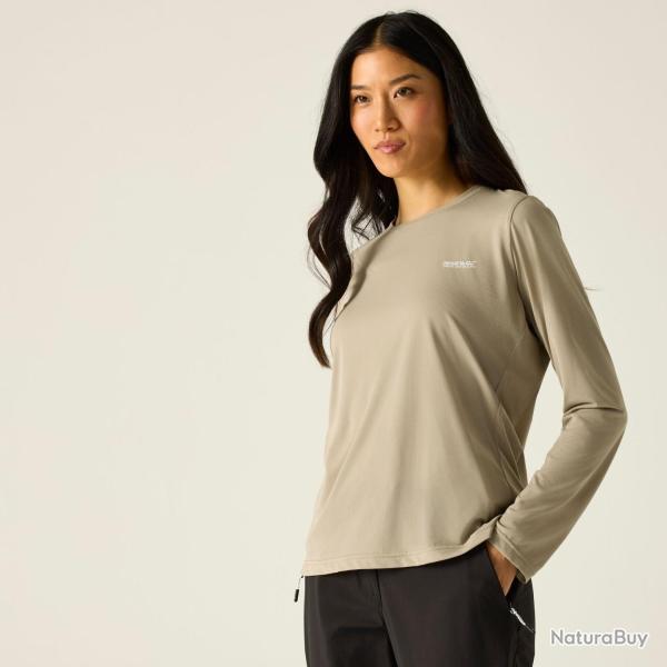 Tee Shirt de Randonn�e Femme Regatta Women s Mindo Anti Insect L S Tee Beige