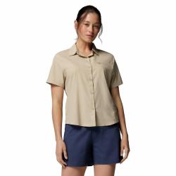Chemise de Randonn&eacute;e Femme Columbia Silver Ridge Utility II SS Shirt Beige