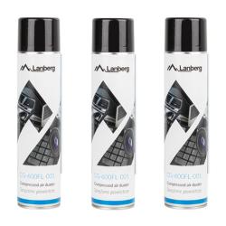 Bombe Air Sec Lanberg Nettoyant Informatique 600 ml par 3