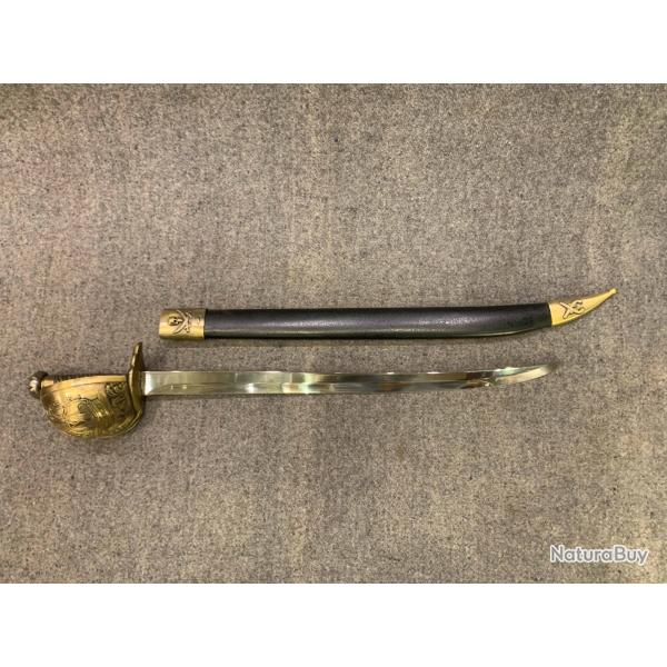 Reproduction pittoresque de sabre de pirate