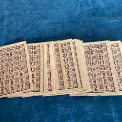 Lot de tickets de rationnement WW1