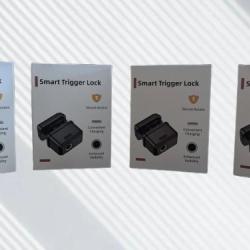 PROMO ! 4x Verrou de pontet biom&eacute;trique ! inclus 2 cl&eacute;s de secours