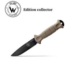 COUTEAU DE SURVIE MT55 EDITION COLLECTOR WILDSTEER MANCHE KAKI LAME PVD N&deg;84/100