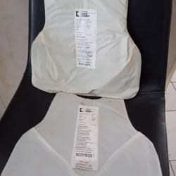 Ench&egrave;re lot de 2 plaques balistiques 3a contre les armes de poings et les lames  MEHLER 33X32 cm