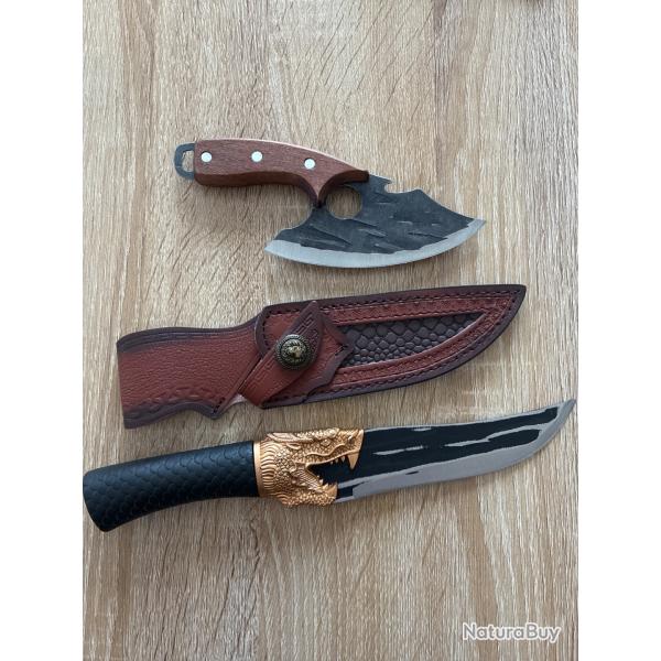 Lot de couteau + �tui