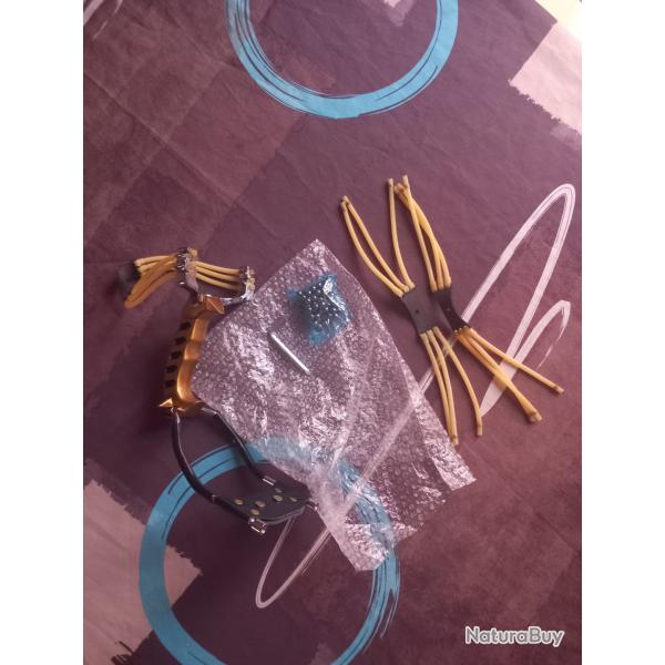 Lance pierres/billes + accessoires