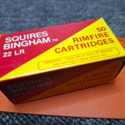 SQUIRES BINGHAM - Boite de 22lr compl&egrave;te - collection