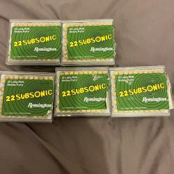 Remington 22lr subsonic (x500)
