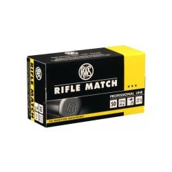 SUPER PROMO !! 5 BOITES DE 50 CARTOUCHES RWS - RIFLE MATCH - CAL.22LR - 40GRS