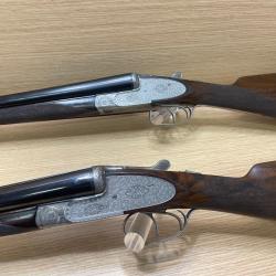 Paire de fusil juxtapos&eacute; Boucher cal 12/70
