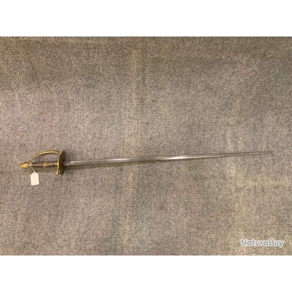 Ep�e d'officier Ancien R�gime / R�volution Fran�aise