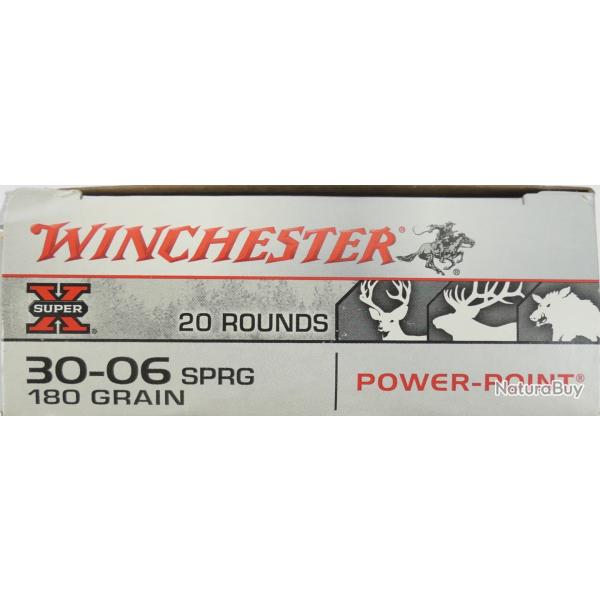 30.06 SPRING WINCHESTER 180GR POWER POINT