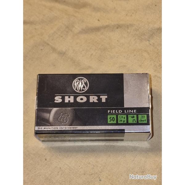 Cartouches 22Short RWS HILMAR SUPER DESTOCK !!!