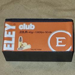 Cartouches 22LR ELEY Club HILMAR SUPER DESTOCK !!!
