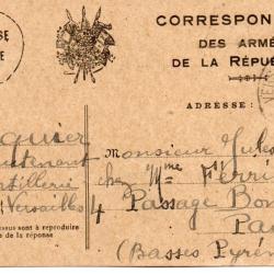 CPA- Correspondance des Arm&eacute;es de la R&eacute;publique -N&deg;7354