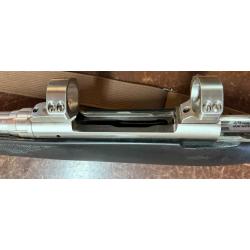 occasion SAVAGE 116 INOX CROSSE COMPOSITE CALIBRE 338 WIN MAG + COLLIER DIAM 25.4mm bon etat