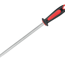 Fischer & Bargoin N245R - Fusil &agrave; aiguiser rond 30 cm - Manche bi-mati&egrave;re antid&eacute;rapant - Fabrication