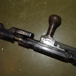 Culasse de fusil Gras bronz&eacute;e noir