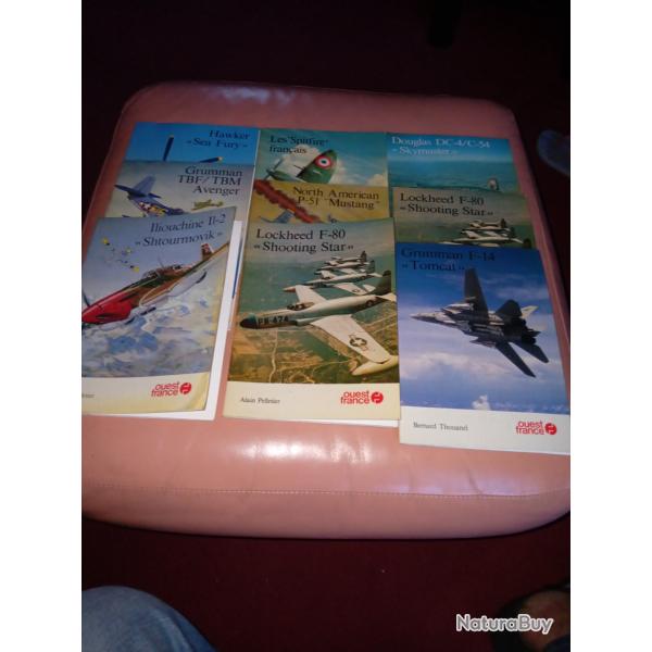 8 Livres sur l'aviation
